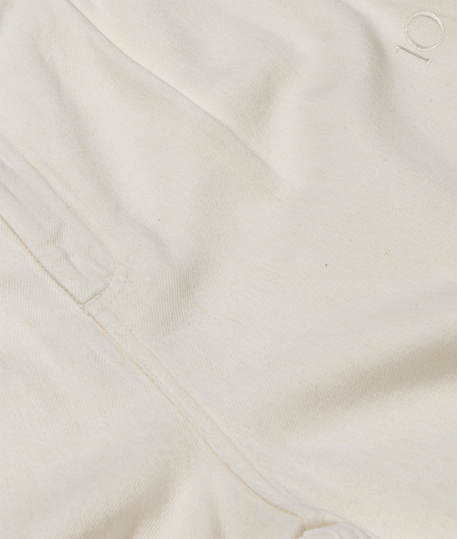 soft twill pants | ecru