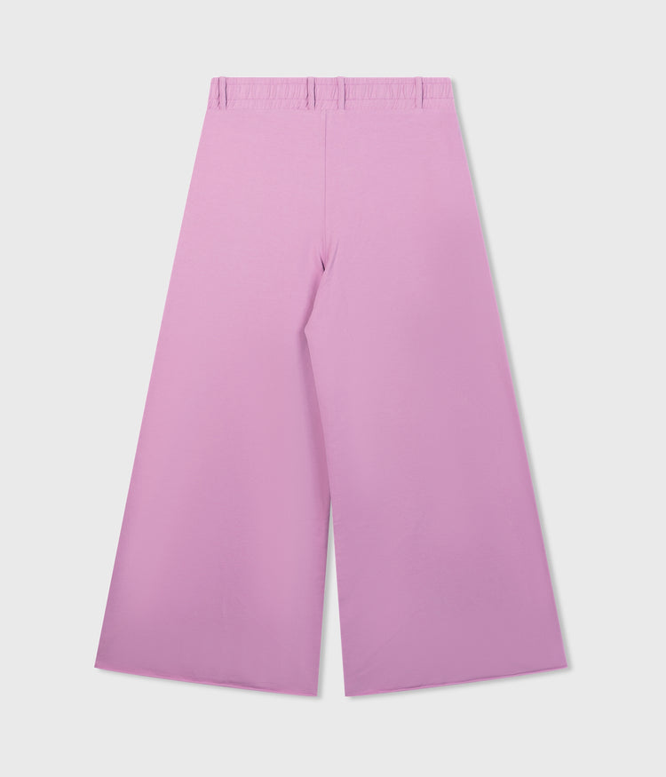 wide leg pants fleece | violet