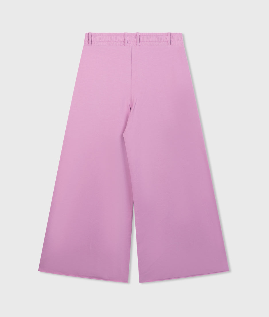 wide leg pants fleece | violet