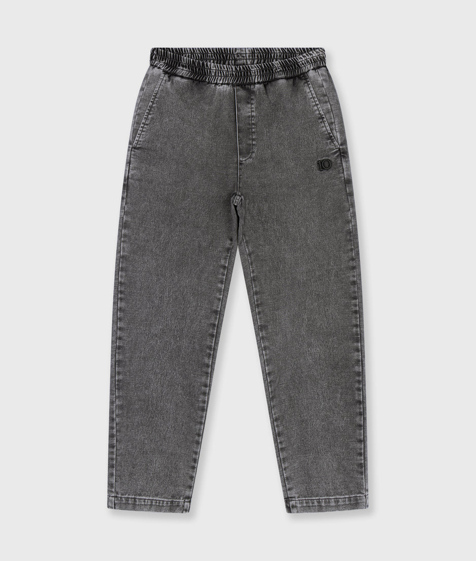 Denim Jogginghose | black