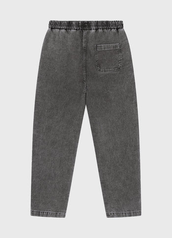Denim Jogginghose | black
