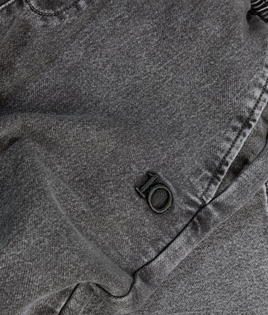 Denim Jogginghose | black