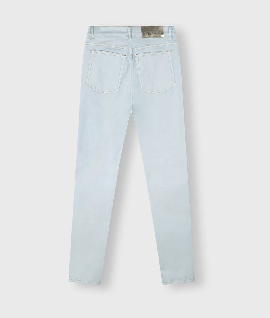 high rise skinny jeans | ice blue