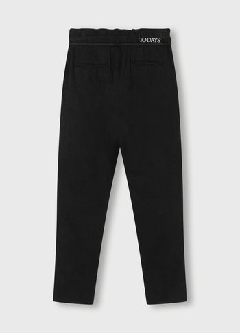 paperbag pants | black