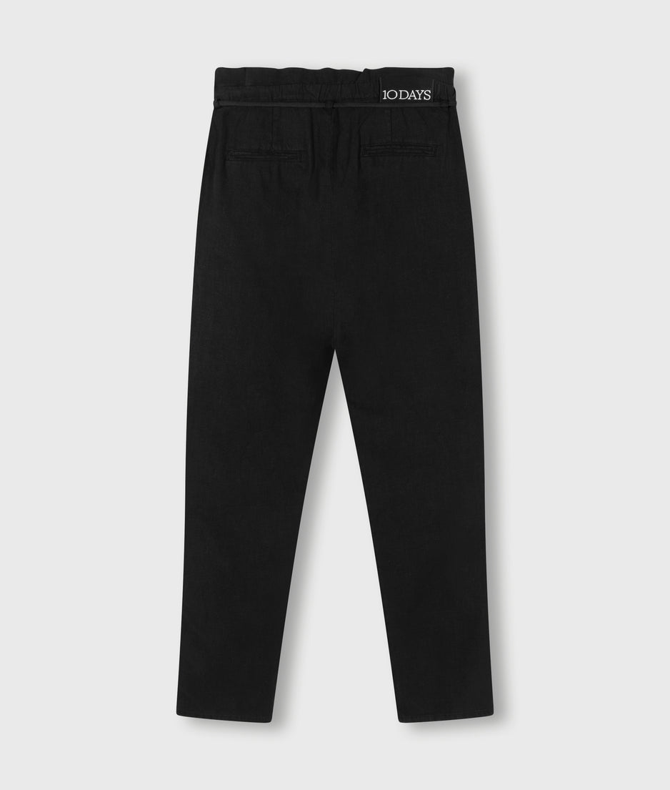 paperbag pants | black