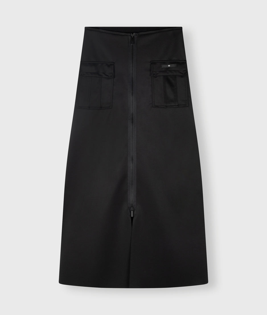 skirt scuba | black