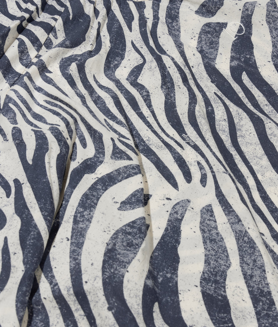 wide skirt zebra voile | light vanilla