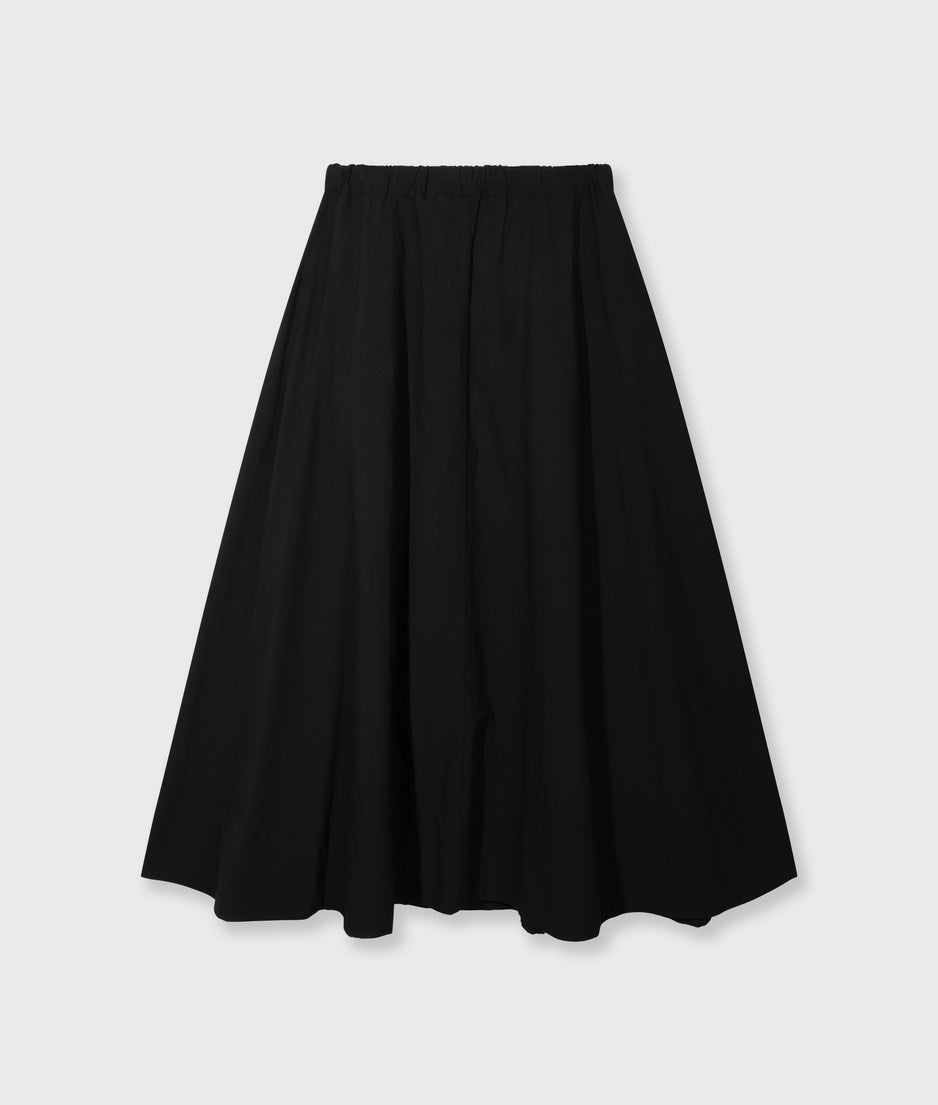 skirt poplin | black
