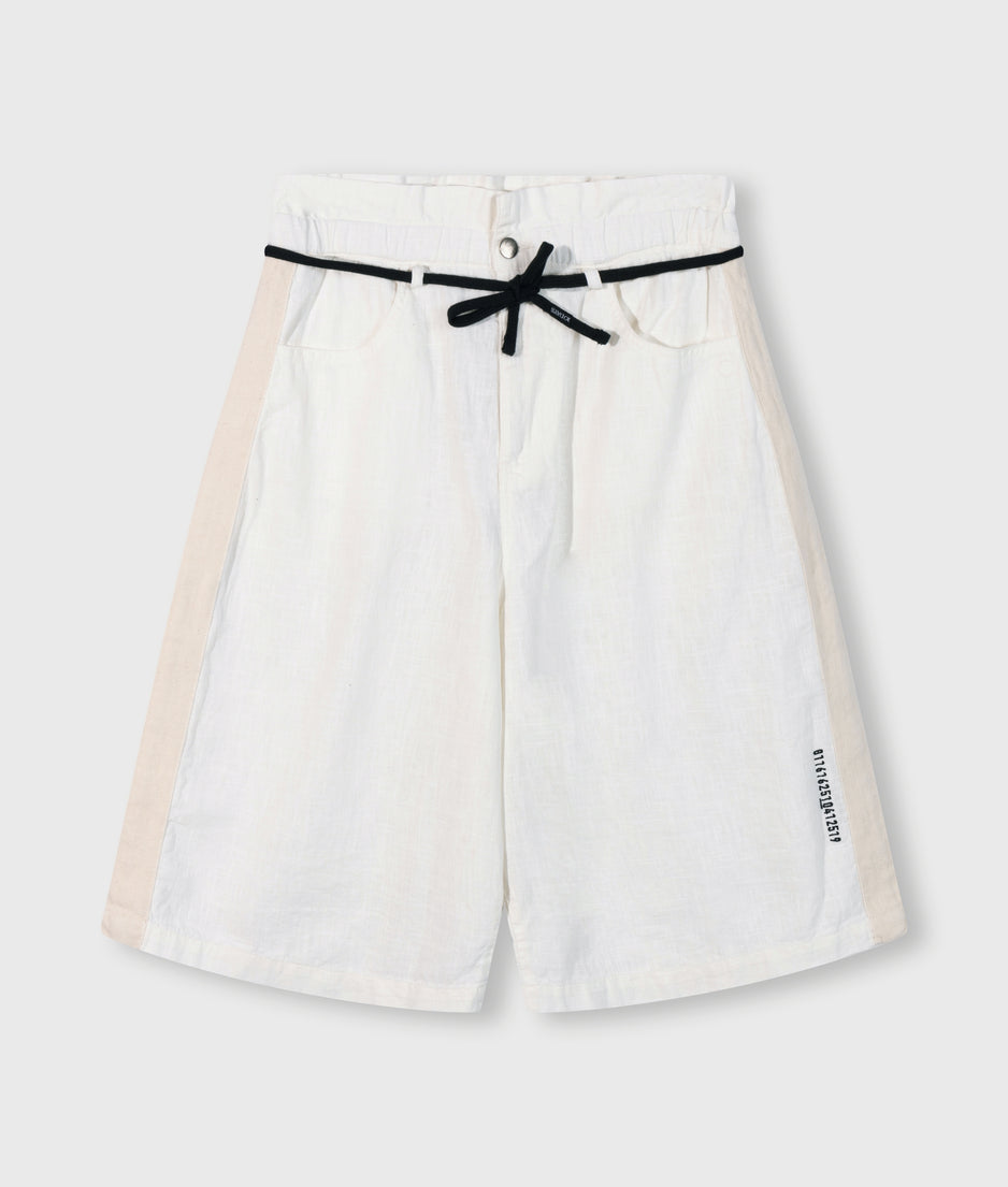paperbag bermuda | ecru