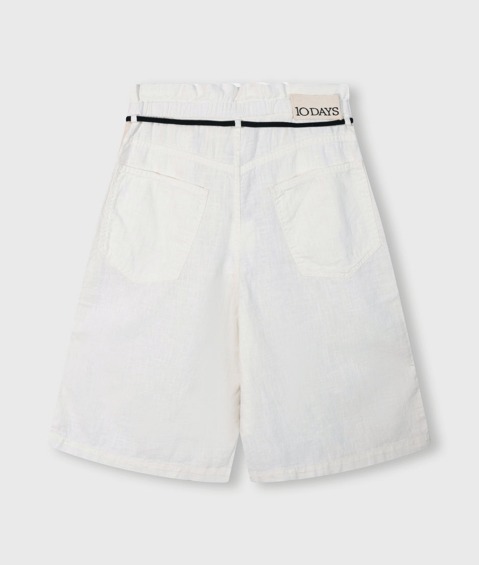 paperbag bermuda | ecru