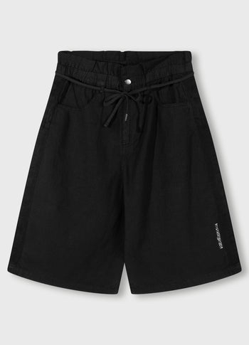 paperbag bermuda | black