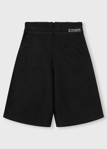 paperbag bermuda | black