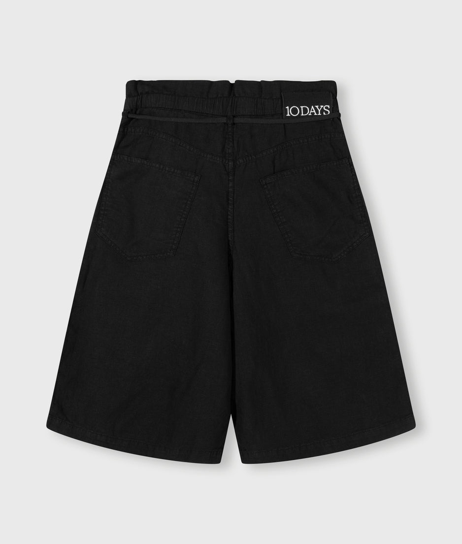 paperbag bermuda | black
