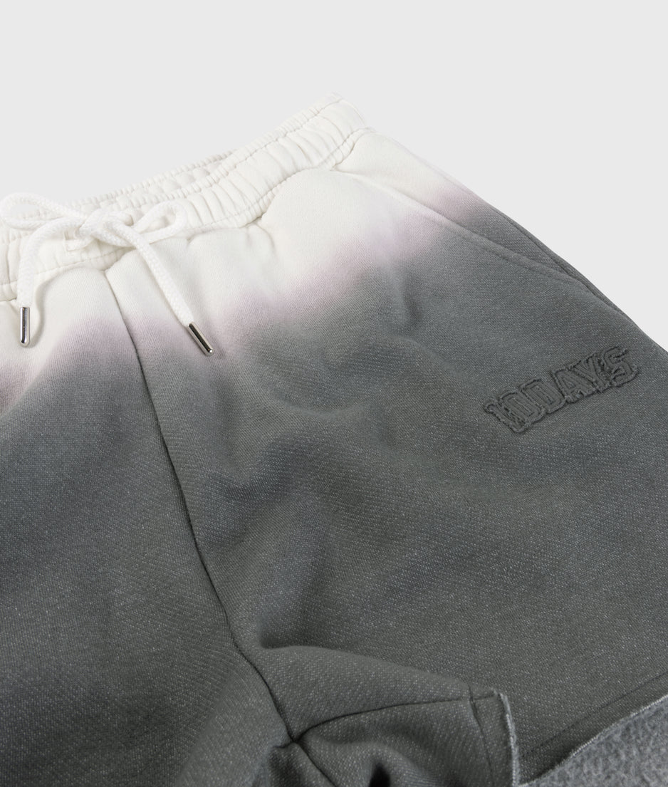 shorts dip dye | mid grey