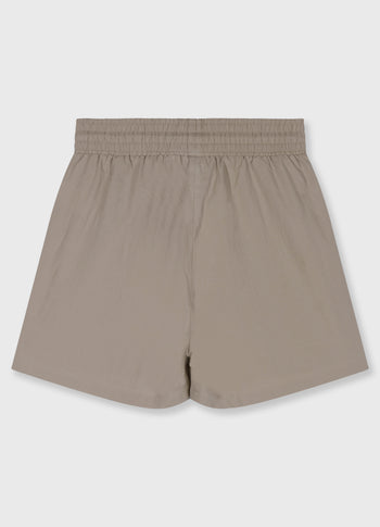 crinkle utility shorts | fog