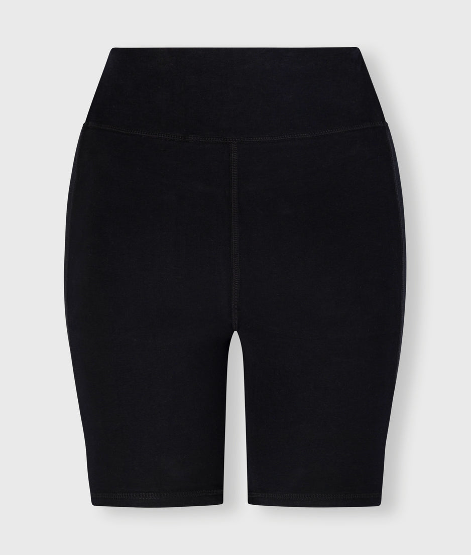 jersey cycling shorts | black