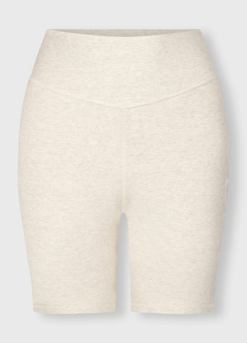 jersey cycling shorts | soft white melee