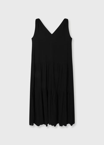 flowy maxi dress | black