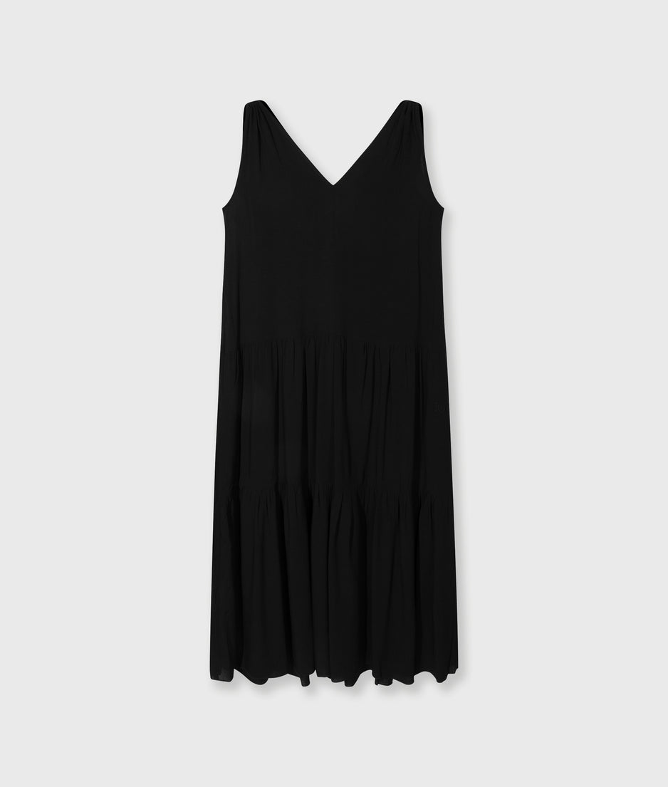 flowy maxi dress | black