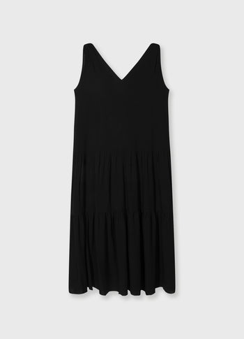 flowy maxi dress | black