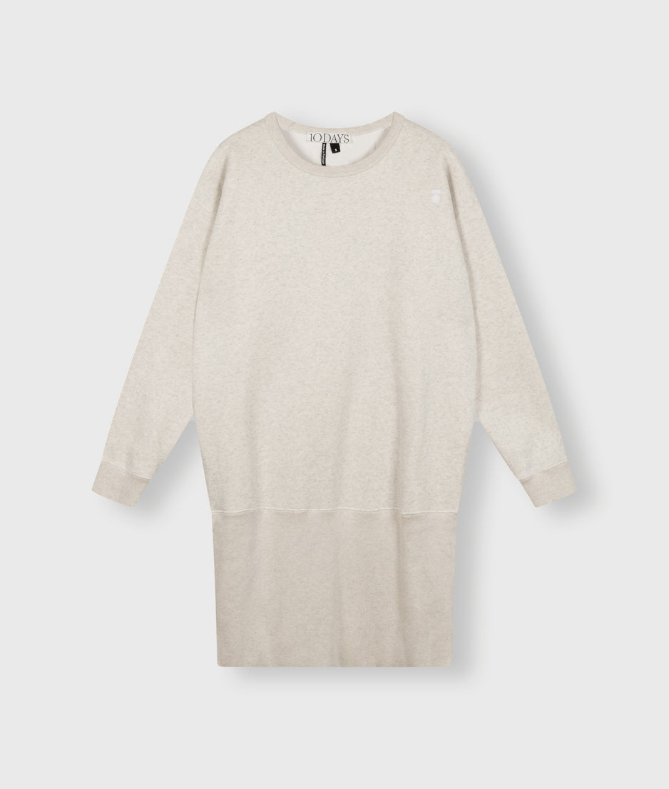 sweater dress sabbatical | soft white melee