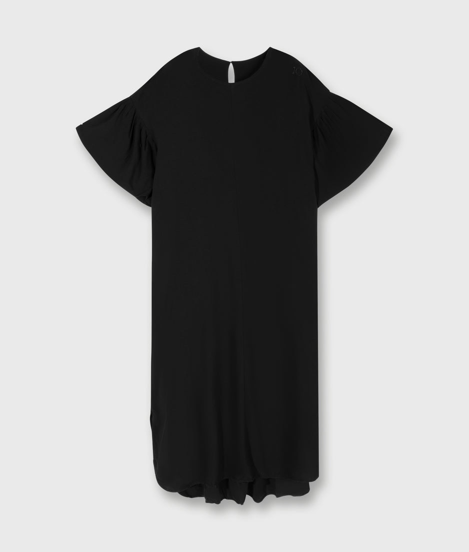 puffy dress | black