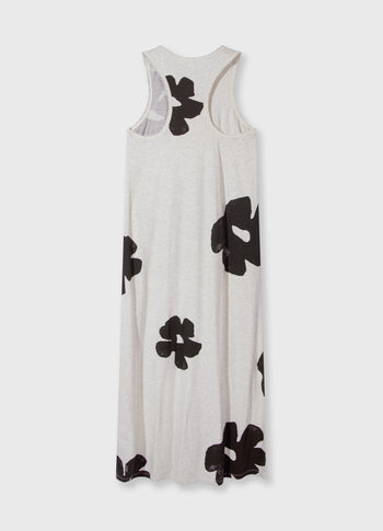 tanktop dress flower | soft white melee