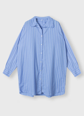 voile blouse stripes | blue bell