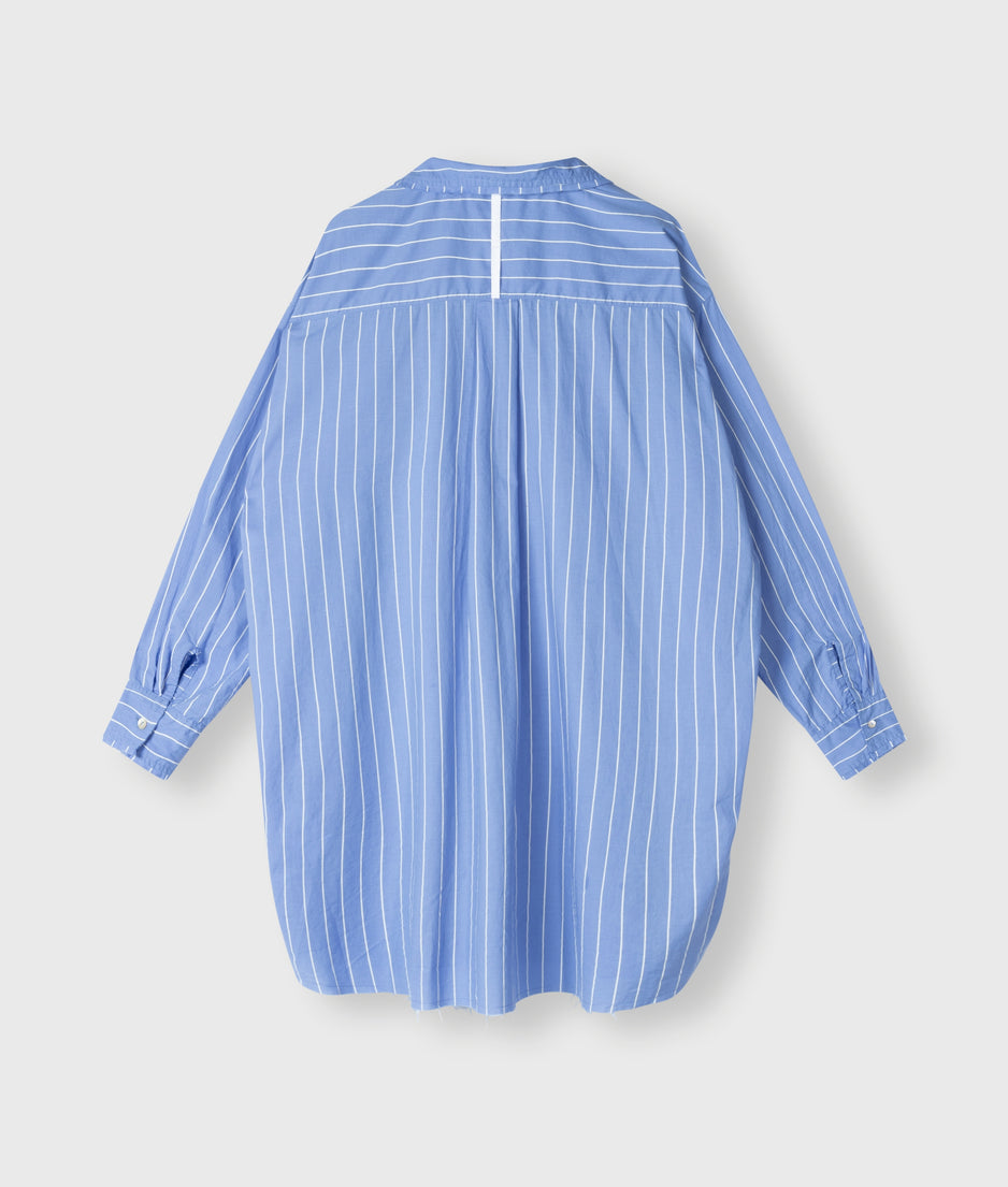 voile blouse stripes | blue bell