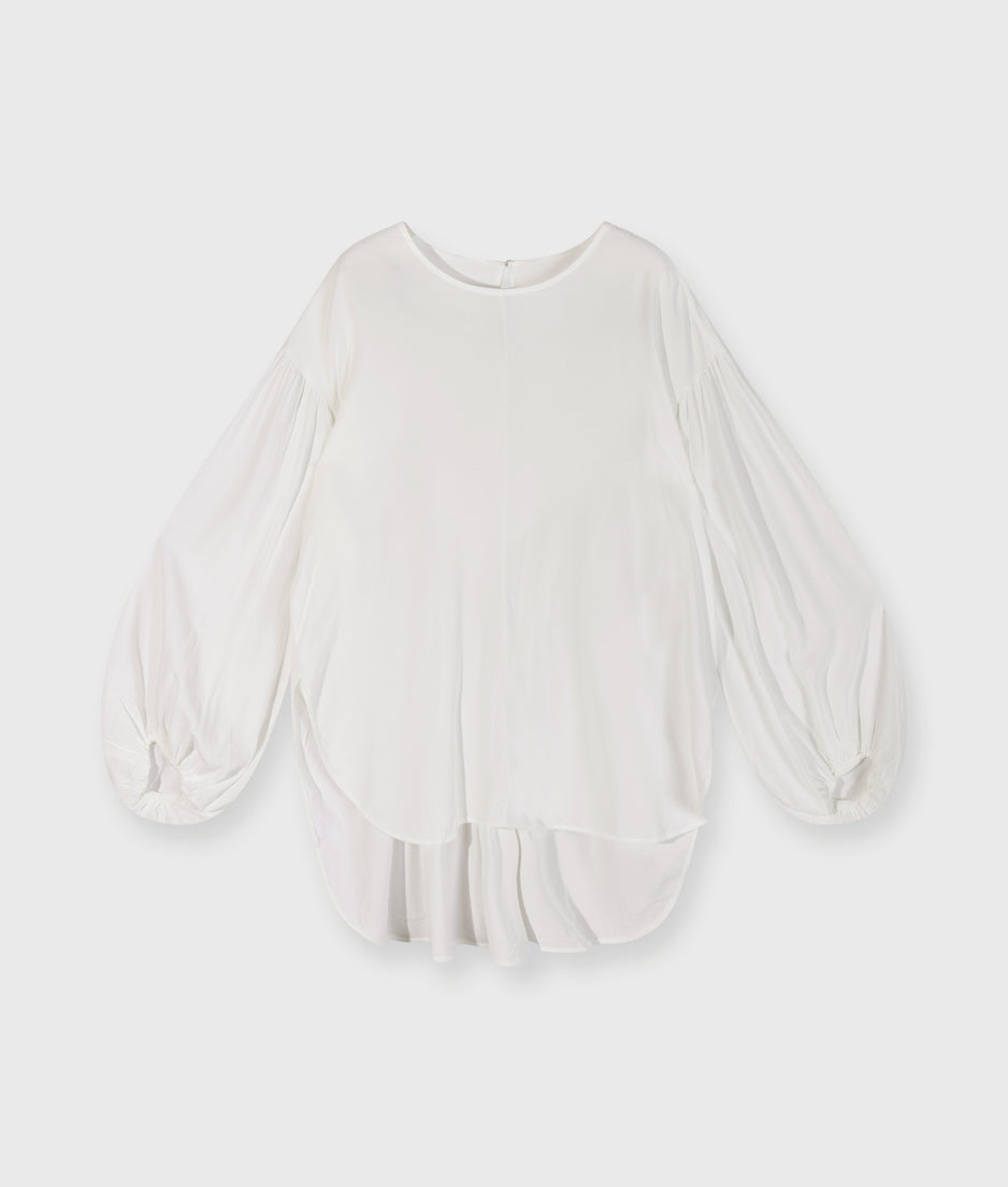 puffy blouse | ecru