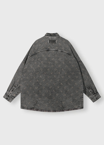 shirt jog denim | black