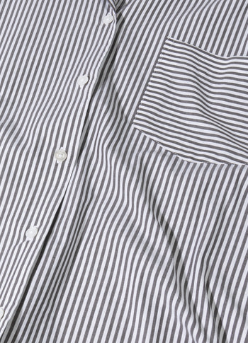 shirt stripes | white/charcoal