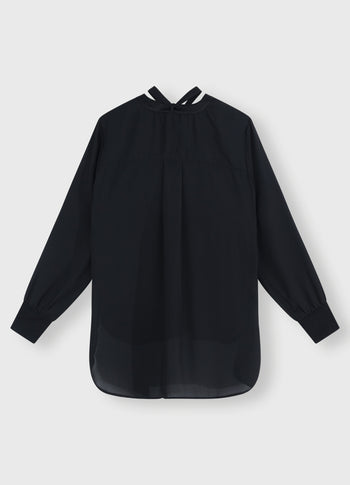 flowy blouse | black
