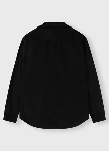 woven shirt | black