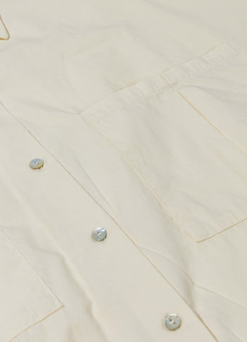 oversized shirt | soft vanilla