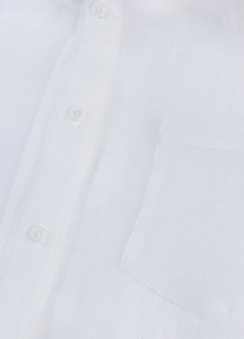 angel shirt organza | ecru