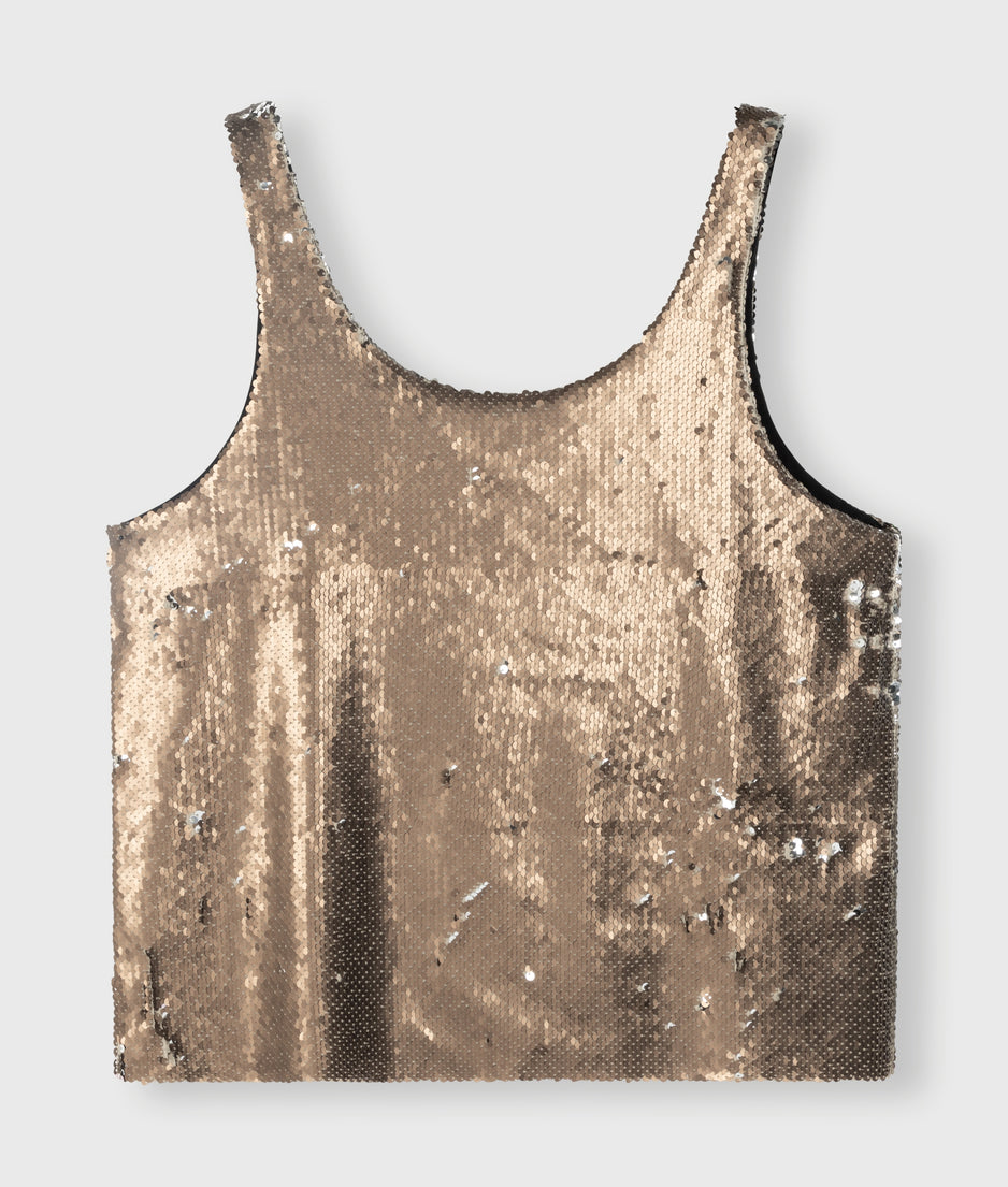 top sequins | warm taupe