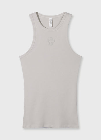 tank top rib | stone