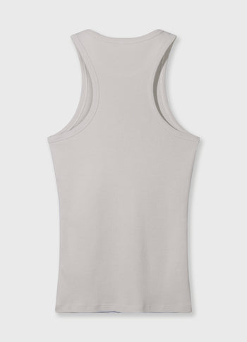 tank top rib | stone