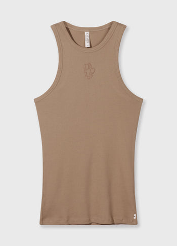 tank top rib | light fudge