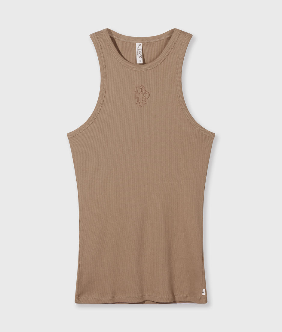 tank top rib | light fudge