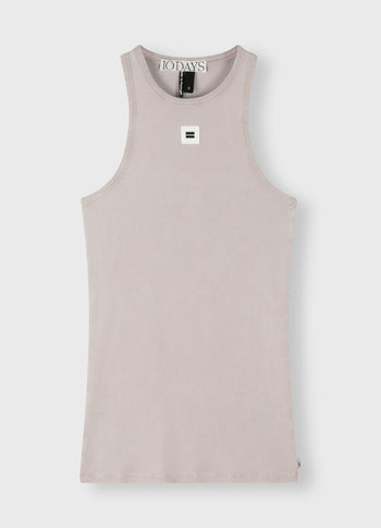 tank top rib | warm taupe