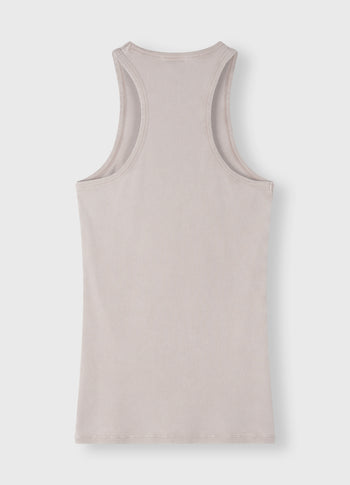tank top rib | warm taupe