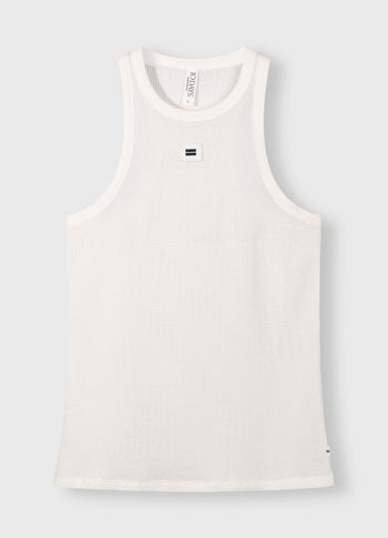 tank top mesh | ecru