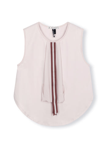 bow top jersey | pale lilac