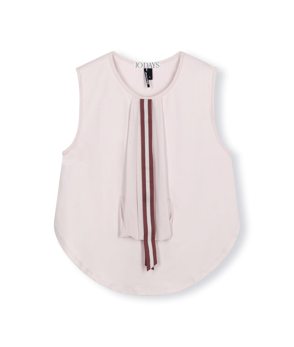 bow top jersey | pale lilac