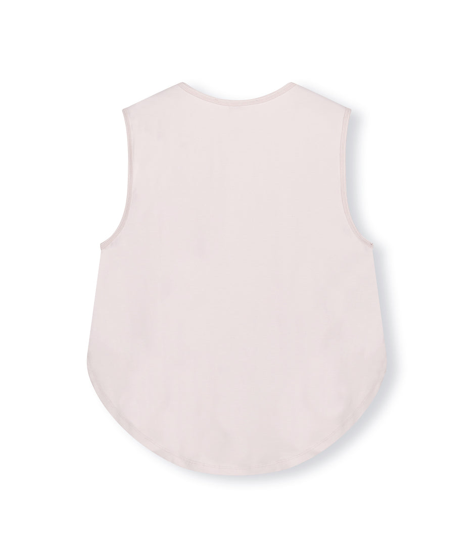 bow top jersey | pale lilac