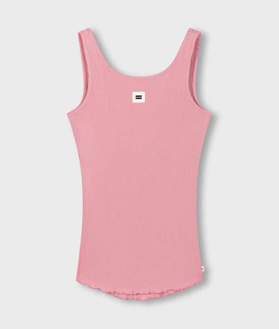 ballet top back scoop | bright raspberry