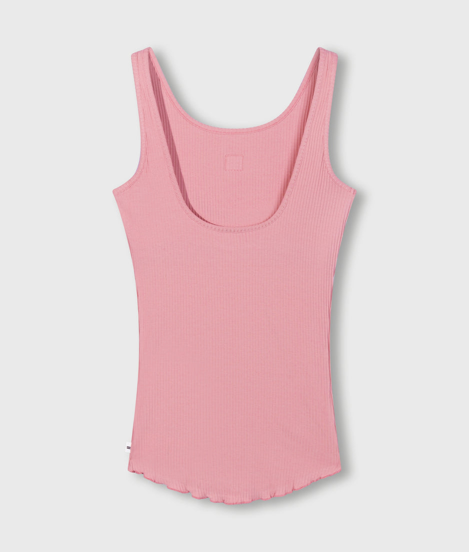ballet top back scoop | bright raspberry