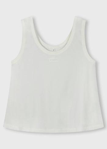 tank top jersey | ecru